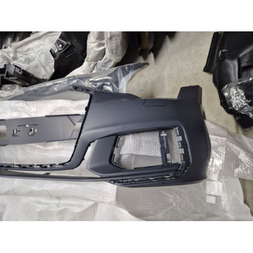 Бампер передній з отворами під омивач та п/тронік Audi A6 C8 2019-2022 S-Line Тайвань 4K0807065CGRU