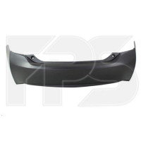 Бампер задній без отворів під парктронік Toyota Prius C 2012-2017 Тайвань