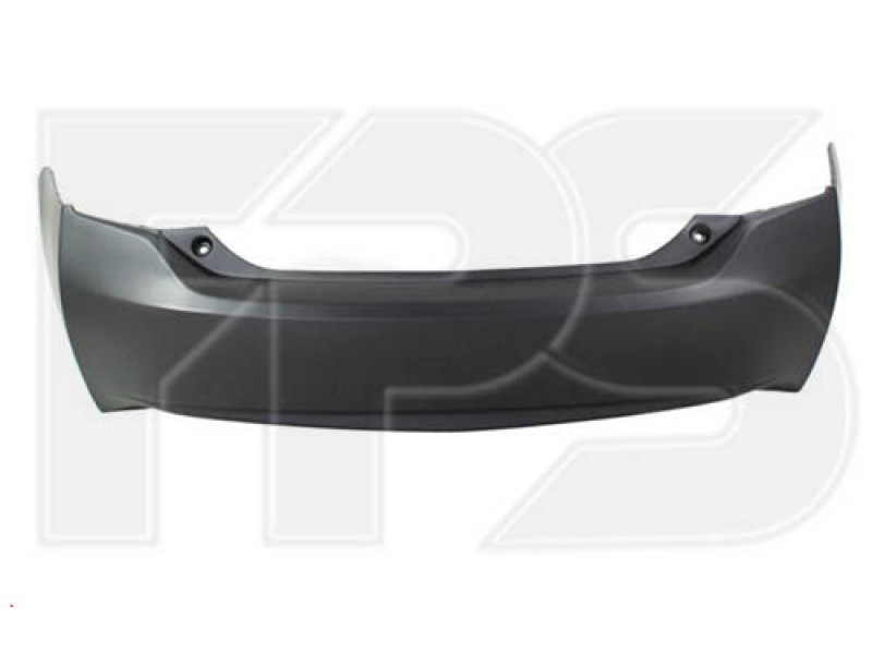 Бампер задній без отворів під парктронік Toyota Prius C 2012-2017 Тайвань