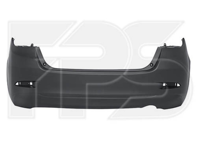 Бампер задній без отворів під парктронік Toyota Yaris iA / Scion iA 2015-2020 Тайвань