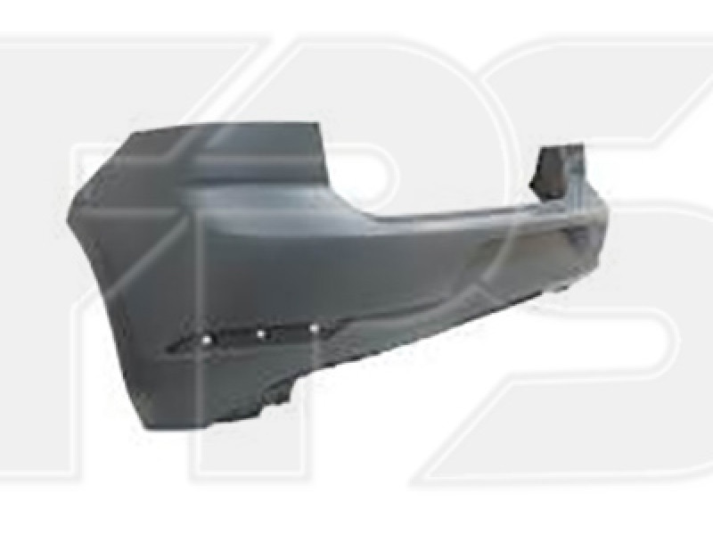 Бампер задній хетчбек VW Golf 7 2017-2020 Тайвань без отворів під парктронік