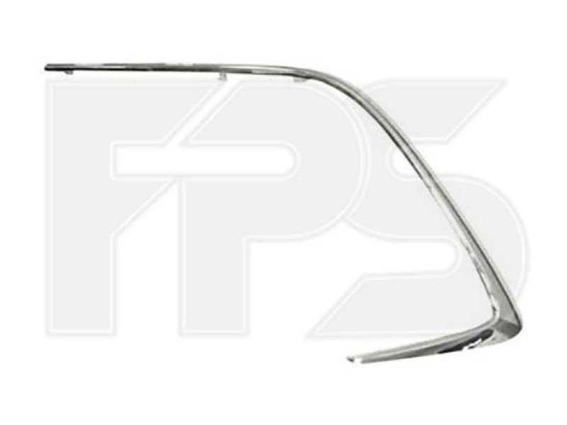 Молдинг в передній бампер лівий Toyota Corolla E21 19- USA хетчбек (Тайвань) хром