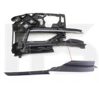 Накладка в передній бампер нижня права VW Golf 7 17-20 (Тайвань) чорна текстура