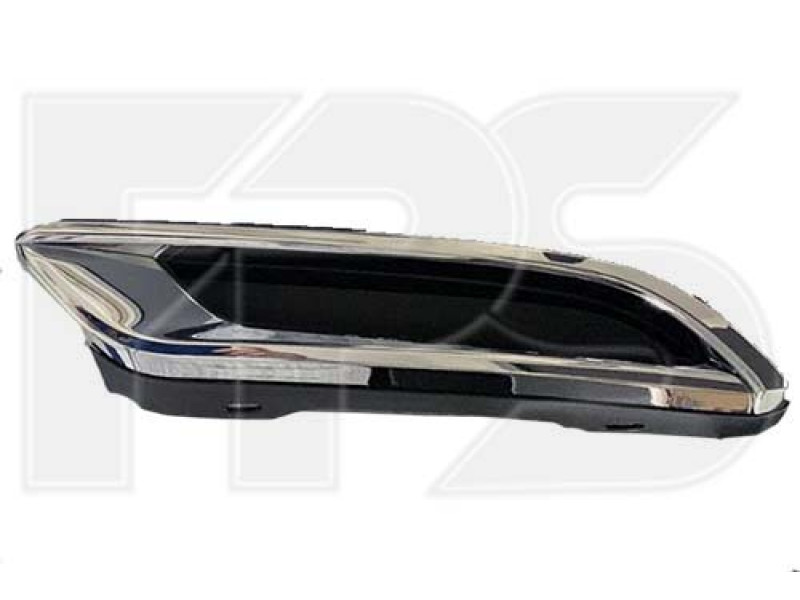 Накладка заднього бампера ліва Toyota Corolla E21 19- USA хетчбек (Тайвань) чорна / хром