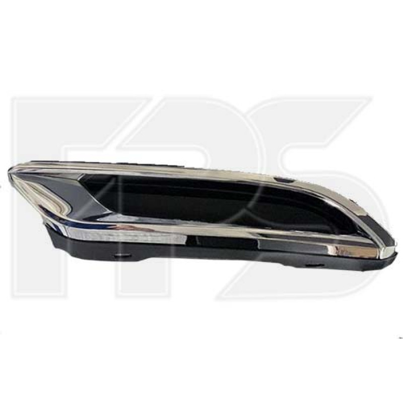 Накладка заднього бампера ліва Toyota Corolla E21 19- USA хетчбек (Тайвань) чорна / хром