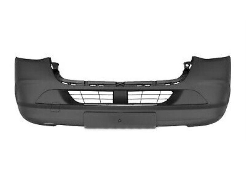 Бампер передній без отворів під омивач, парктронік та ПТФ Mercedes Sprinter W907 2018- Тайвань A91088593009K83