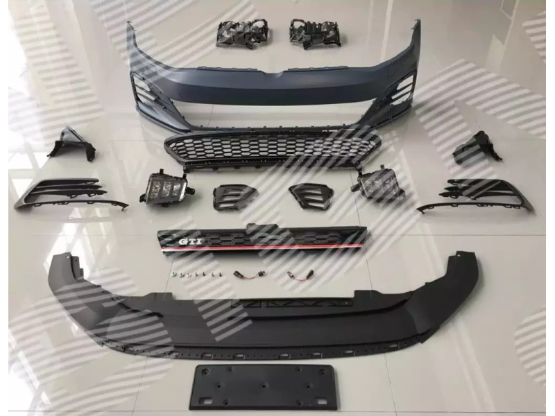 Бампер передній з решітками VW Golf 7 GTI 2017-2020 Signeda комплект