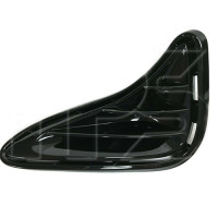 Решітка переднього бампера ліва Toyota Corolla E17 L/LE USA 16-19 (Китай) без отвора, чорний глянець