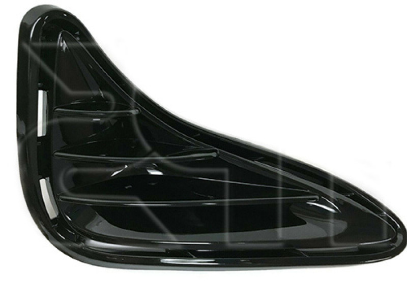 Решітка переднього бампера права Toyota Corolla E17 L/LE USA 16-19 (Китай) без отвора, чорний глянець