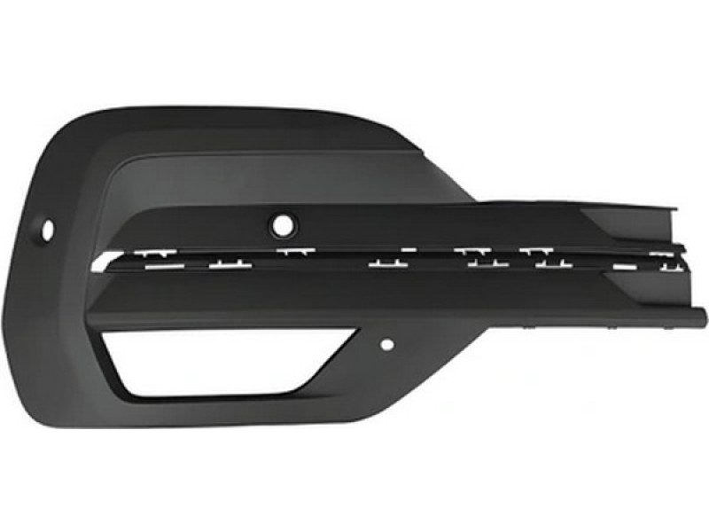 Решітка переднього бампера права VW T6 Multivan 20-22 (Тайвань) текстура, з отв. під п/тронік