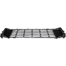 Решітка переднього бампера середня Toyota Yaris iA 15-20 / Scion iA (Тайвань) без отв.