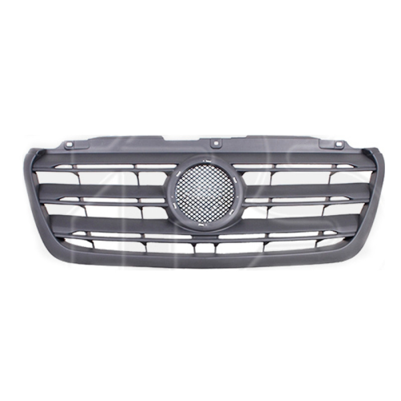 Решітка радіатора Mercedes Sprinter W907 18- (Тайвань) темно-сіра, з накладкою 9108852800
