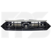 Решітка радіатора VW Jetta 7 18- R-Line (Тайвань) чорна, хром молдинг