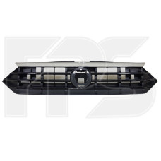Решітка радіатора VW Jetta 7 18- R-Line (Тайвань) чорна, хром молдинг