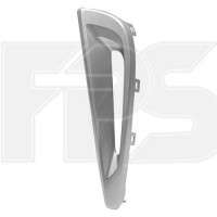 Решітка бампера ліва Toyota Prius 19- (Тайвань) з отвором, сірий металік