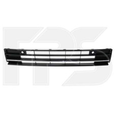Решітка в бампер середня VW Passat B8 15-19 USA (Тайвань) з отв. під п/тронік, чорная, без хром молдинга