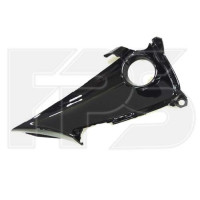 Решітка переднього бампера ліва Toyota Corolla E21 19- USA хетчбек (Тайвань) з отвором