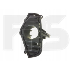 Решітка переднього бампера ліва Toyota RAV4 19- (Тайвань) з отвором, чорна