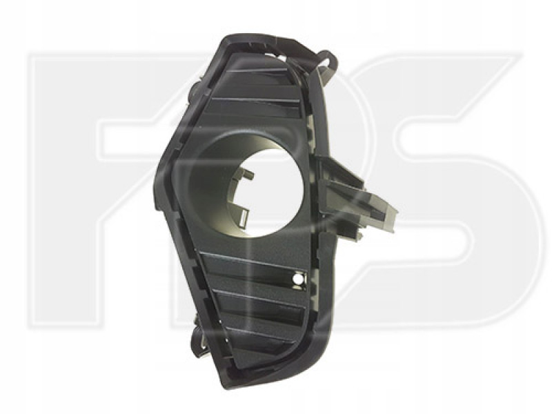 Решітка переднього бампера ліва Toyota RAV4 19- (Тайвань) з отвором, чорна