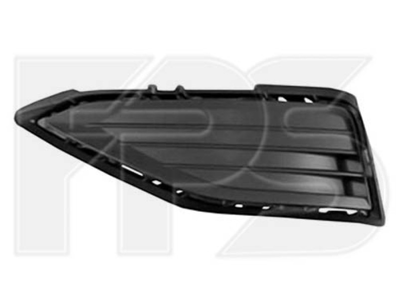 Решітка переднього бампера ліва VW Jetta 7 18- (Тайвань) без отвора