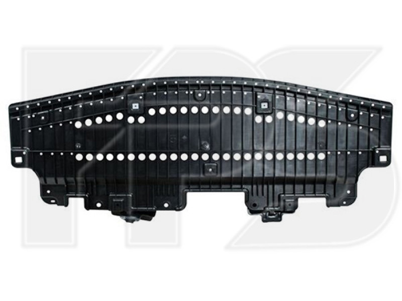 Захист переднього бампера пластик Toyota Corolla E17 L/LE USA 2016-2019 Тайвань