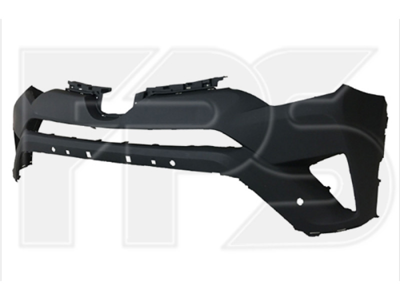 Бампер передній без отворів під омивач, з отвором під парктронік Toyota RAV4 2016-2019 Тайвань