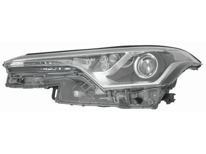 Фара передня ліва Toyota C-HR 16- (Depo) HIR2/PY21W/LED, біла 81170-F4030
