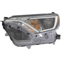 Фара передня ліва Toyota RAV4 16-19 USA (TYC) жовта вставка 811500R080