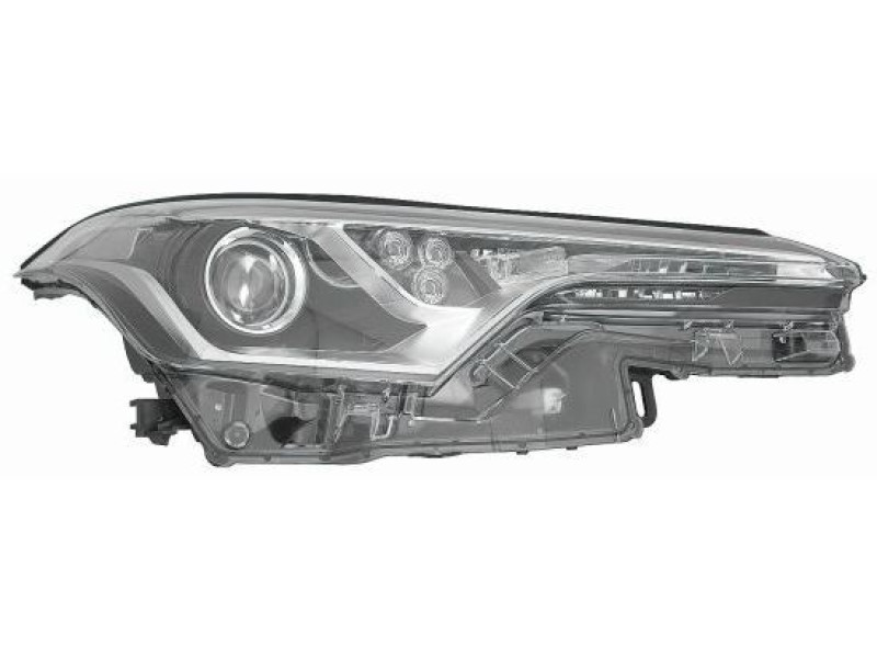 Фара передня права Toyota C-HR 16- (Depo) HIR2/PY21W/LED, біла 81130-F4030
