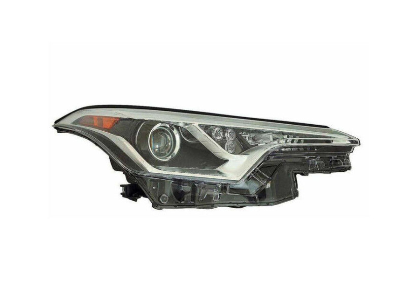 Фара передня права Toyota C-HR USA 16- (Depo) жовта вставка