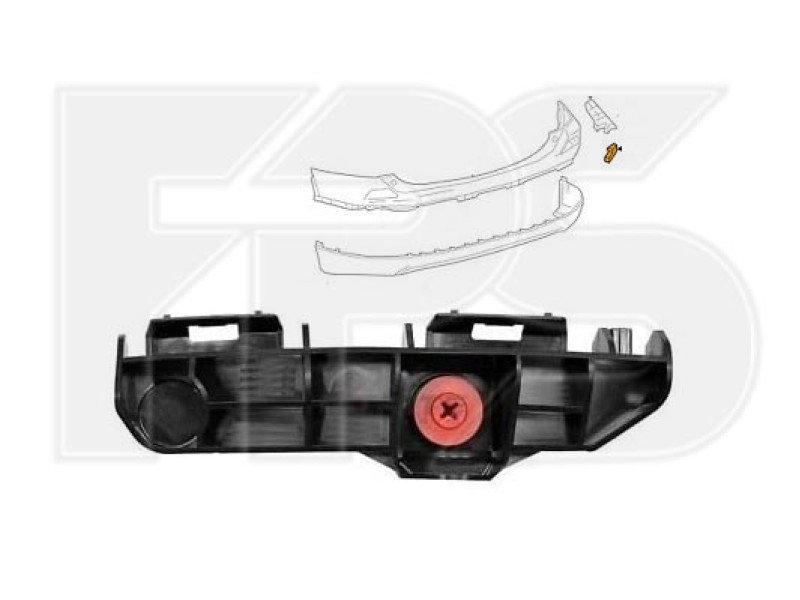 Кріплення бампера праве зовнішнє Toyota RAV4 2016-2019 Тайвань