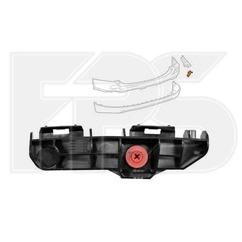 Кріплення бампера праве зовнішнє Toyota RAV4 2016-2019 Тайвань