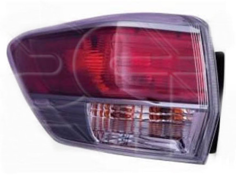 Ліхтар задній лівий Toyota Highlander 13-16 (Depo) зовнішній, без LED 