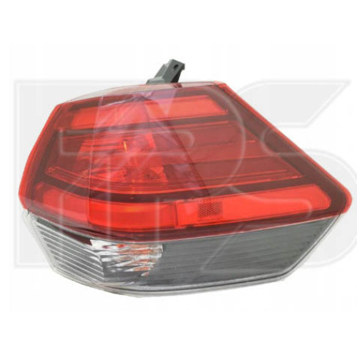 Ліхтар задній лівий Nissan X-Trail / Rogue T32 17- зовнішній W21W / WY21W / LED DEPO 265556FV0AA259