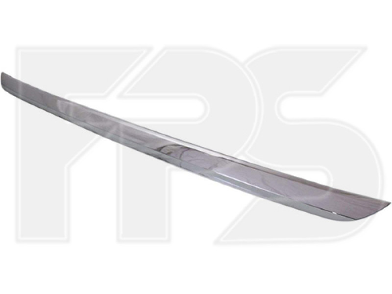 Молдинг в задній бампер нижній Toyota Highlander 10-13 (Тайвань) хром