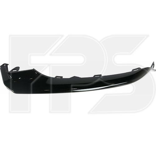 Накладка переднього бампера ліва Toyota Camry XV70 SE/XSE 2017-2020 (Тайвань) чорний глянець
