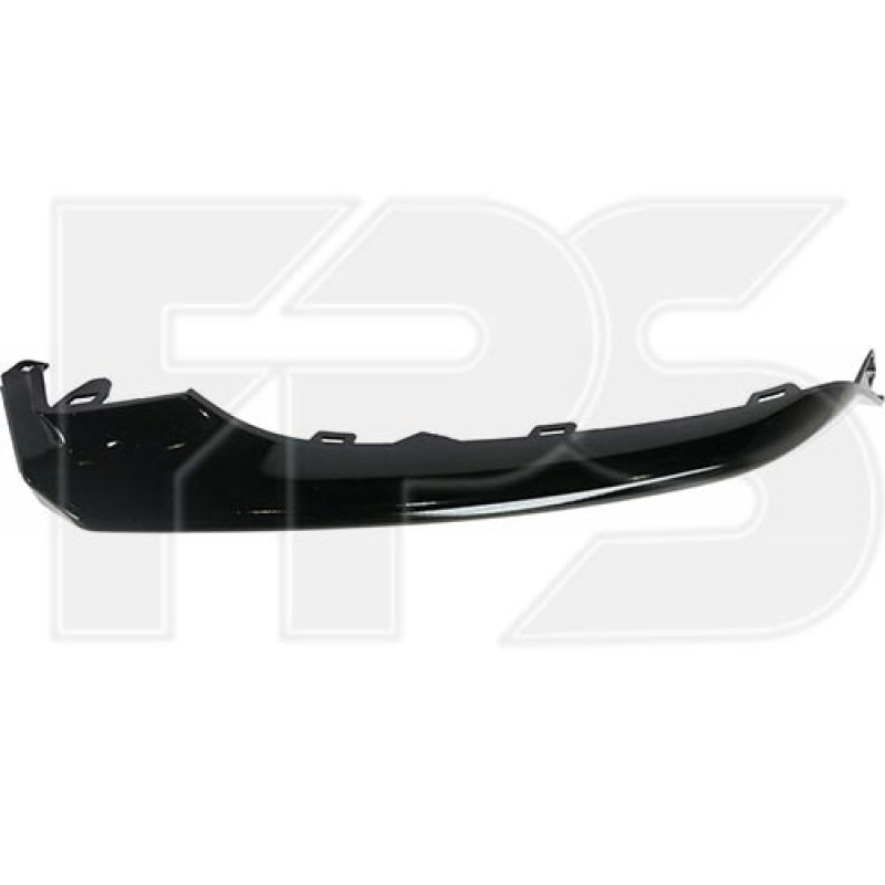 Накладка переднього бампера права Toyota Camry XV70 SE/XSE 17- (Тайвань) чорний глянець