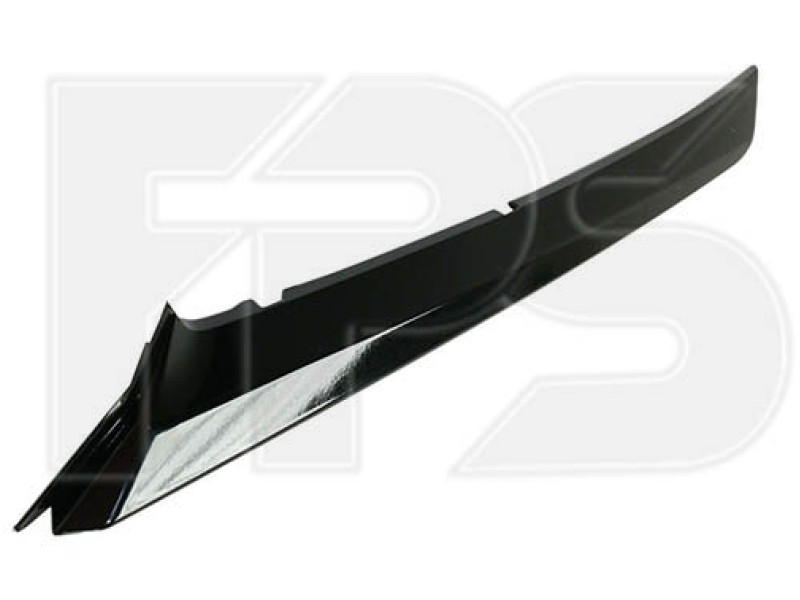 Накладка переднього бампера під фару права Toyota Camry XV70 SE/XSE 2017-2020 (Тайвань) чорний глянець