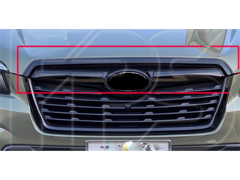 Накладка решітки радіатора Subaru Forester SK 19- чорний глянець (Тайвань)