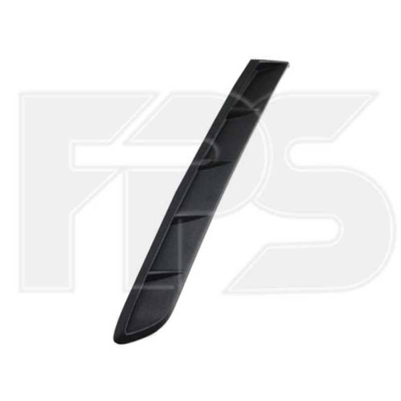 Накладка заднього бампера ліва Toyota Camry XV70 SE/XSE 17- чорна (Тайвань)