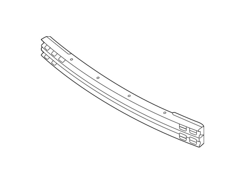 Підсилювач переднього бампера Nissan Kicks 16- (Тайвань) F20305RBCH