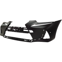 Бампер передній без отворів під омивач та парктронік Lexus IS F-Sport 2016-2020 Тайвань 521195E972