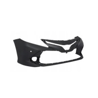 Бампер передній без отворів під омивач, з отвором під парктронік Toyota Camry XV70 LE/XLE 2017- (Тайвань)