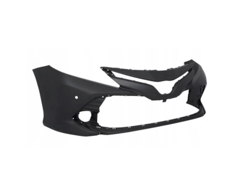 Бампер передній без отворів під омивач, з отвором під парктронік Toyota Camry XV70 LE/XLE 2017- (Тайвань)