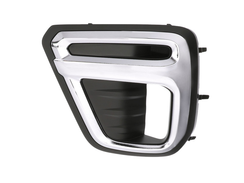 Решітка переднього бампера ліва Subaru Forester SK 19-21 (TP) чорний глянець, хром, під LED 57731SJ130