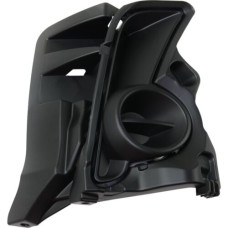 Решітка переднього бампера права Toyota Highlander 16-19 (Тайвань) без отвора, чорна текстура 520300E040