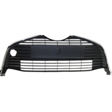Решітка переднього бампера середня Toyota Yaris 14-17 (Тайвань) з хром. молд. 531020D040