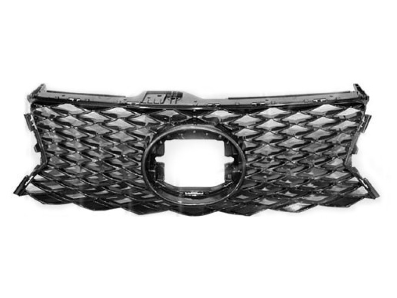 Решітка радіатора Lexus IS F-Sport 16-20 (Тайвань) чорний глянець