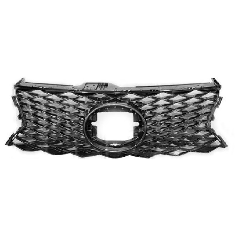 Решітка радіатора Lexus IS F-Sport 16-20 (Тайвань) чорний глянець