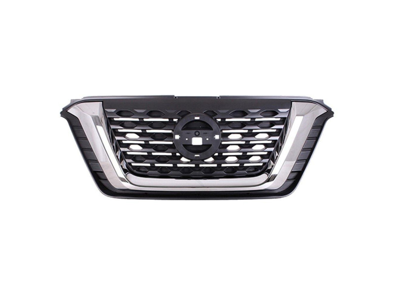 Решітка радіатора Nissan Kicks 16- (Тайвань) чорна / хром 623105RB0A